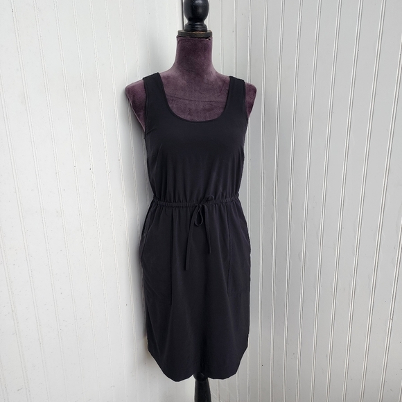 Soma Dresses & Skirts - Soma Black Sleeveless Drawstring Waist Dress